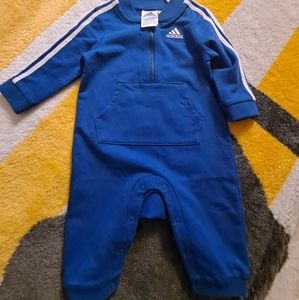 Blue Adidas One Piece, 6 months